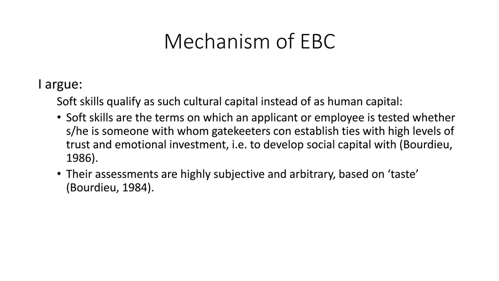 mechanism of ebc 5