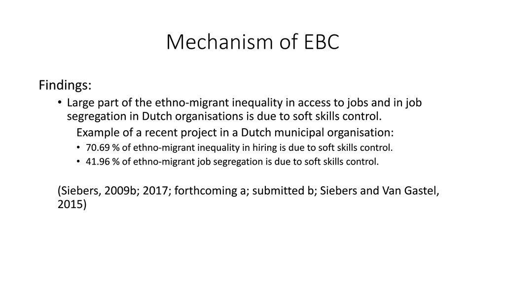 mechanism of ebc 6