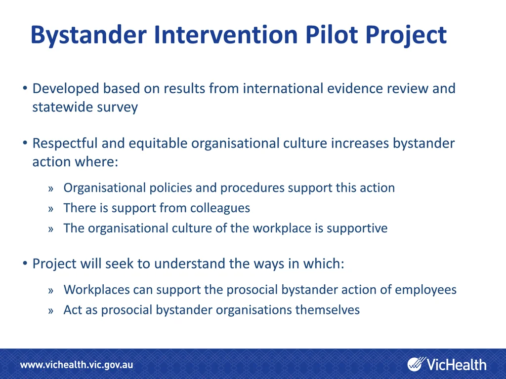 bystander intervention pilot project 1