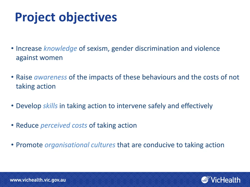project objectives