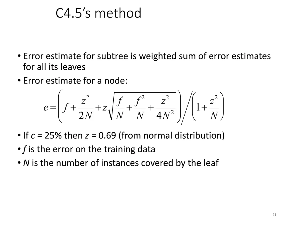 c4 5 s method