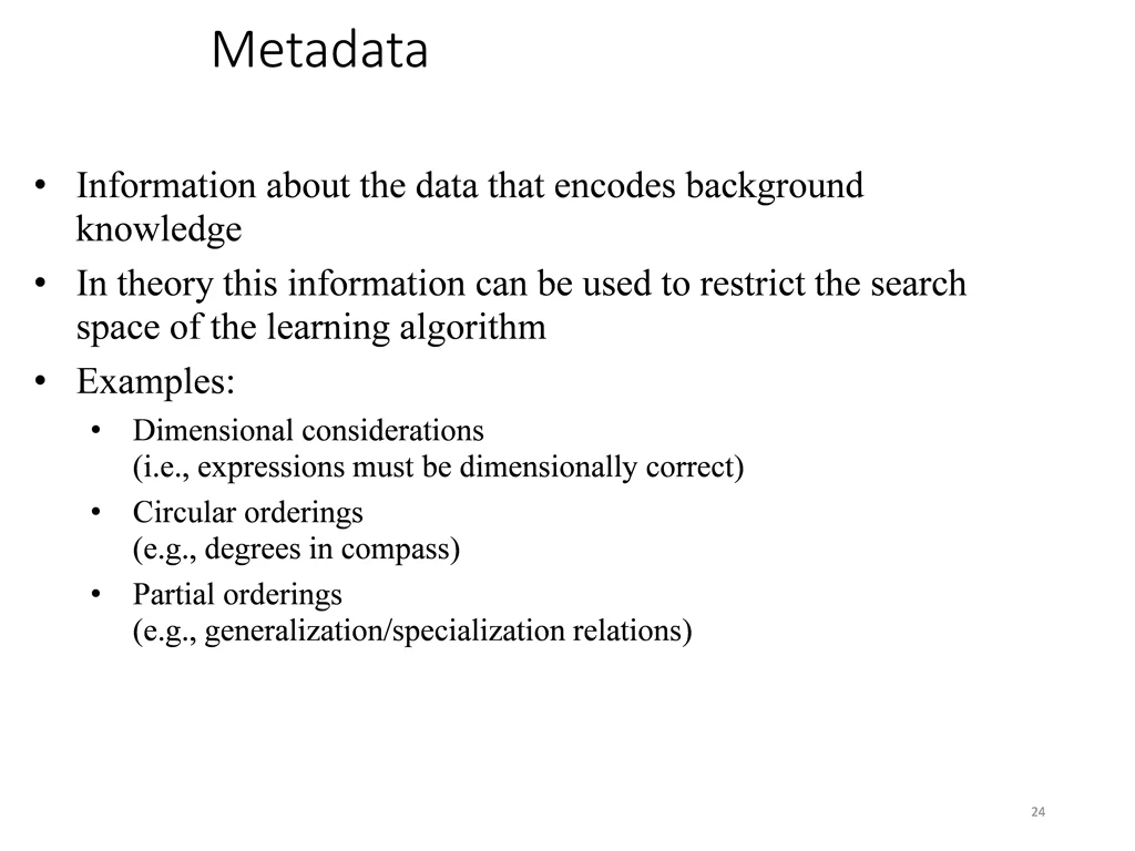 metadata