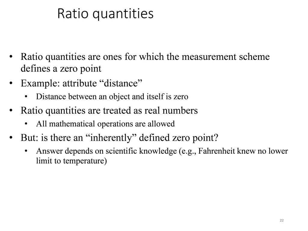 ratio quantities