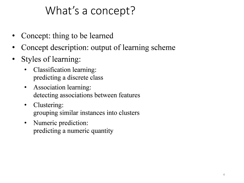 what s a concept