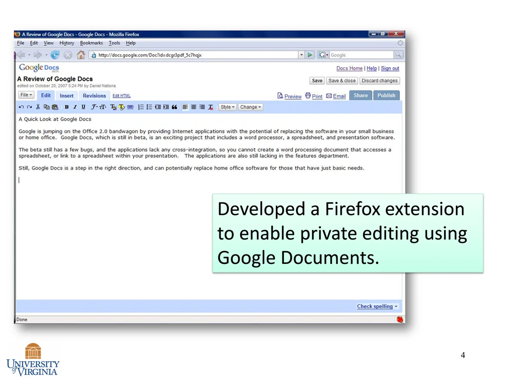 developed a firefox extension to enable private