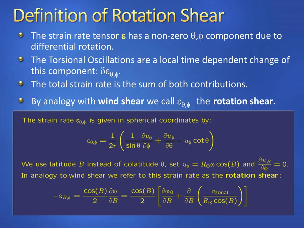 the strain rate tensor has a non zero component