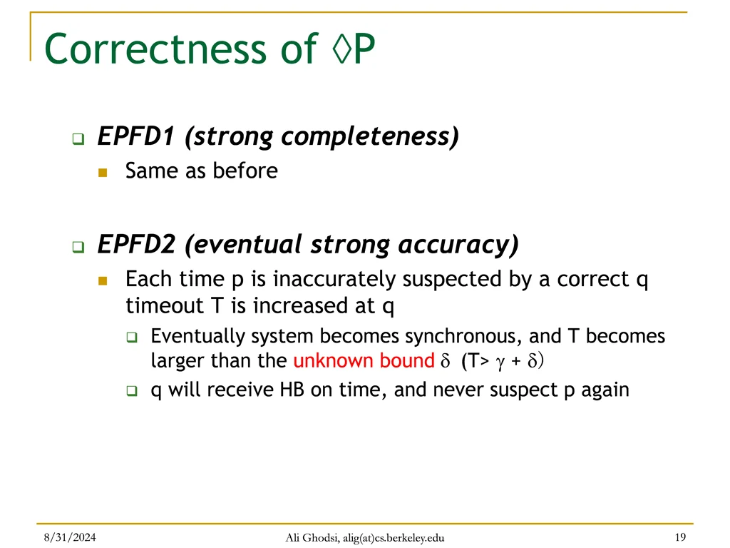 correctness of p 1