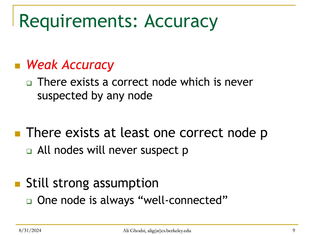 requirements accuracy 1