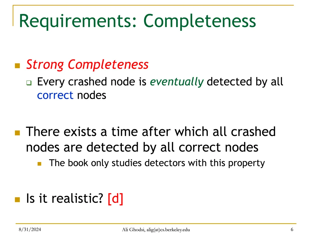 requirements completeness