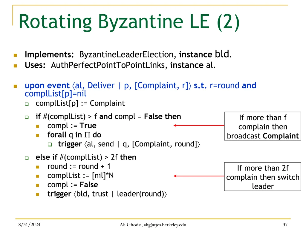 rotating byzantine le 2