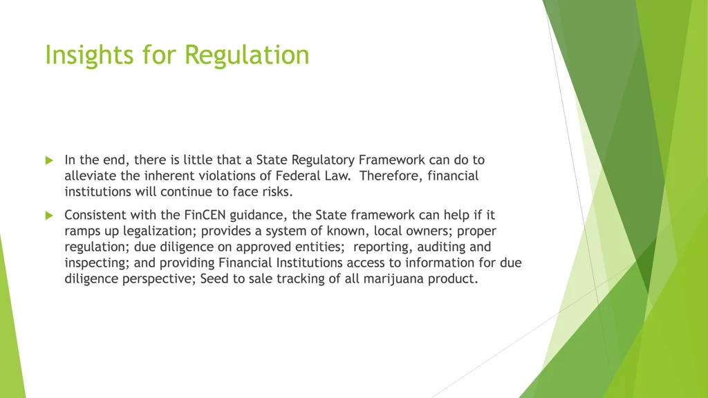 insights for regulation