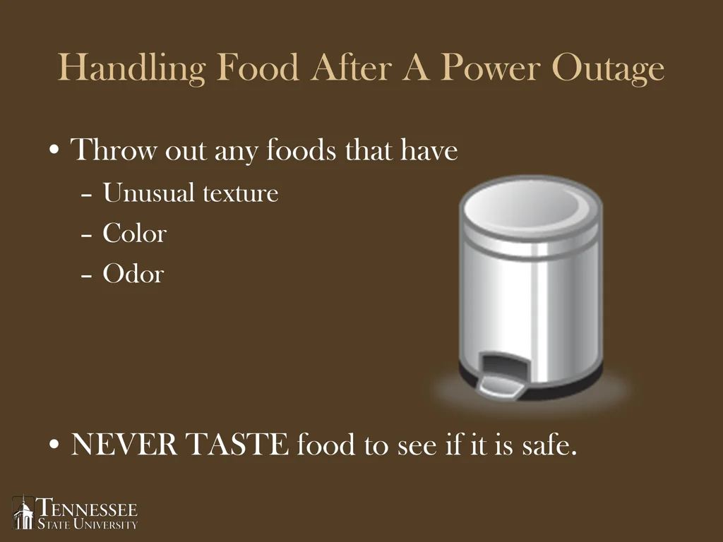 handling food after a power outage 1