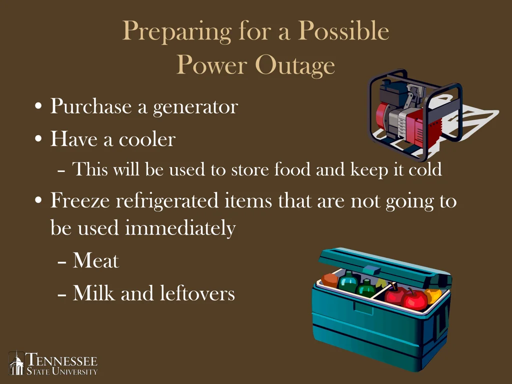 preparing for a possible power outage 1