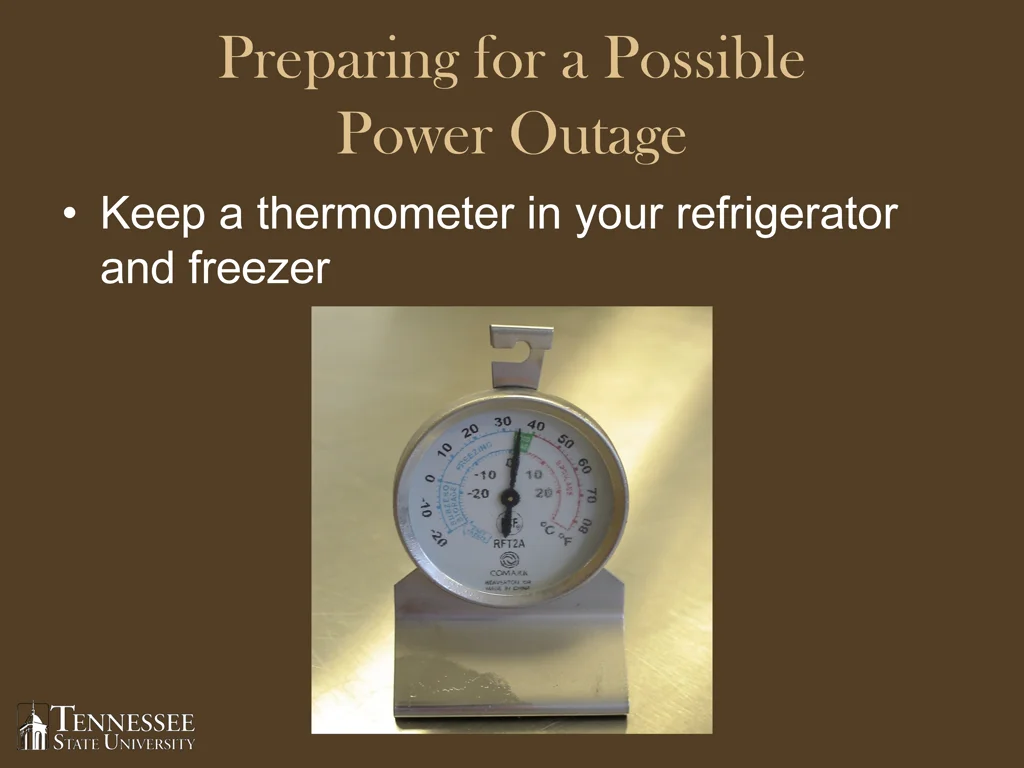 preparing for a possible power outage keep