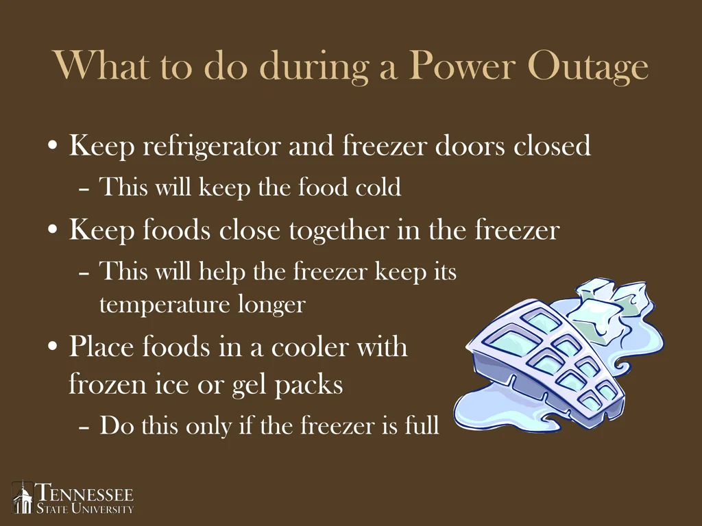 what to do during a power outage