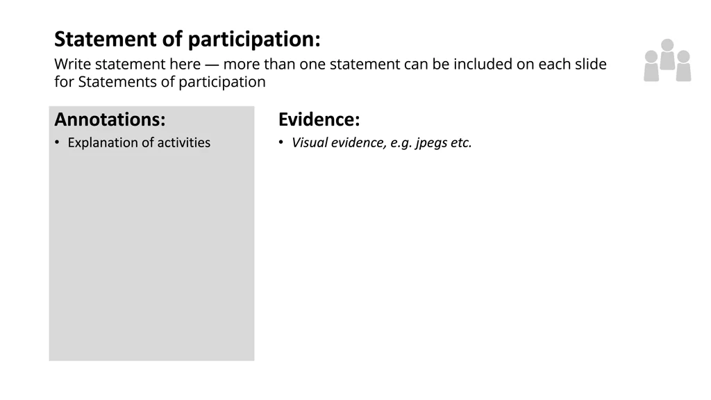 statement of participation write statement here