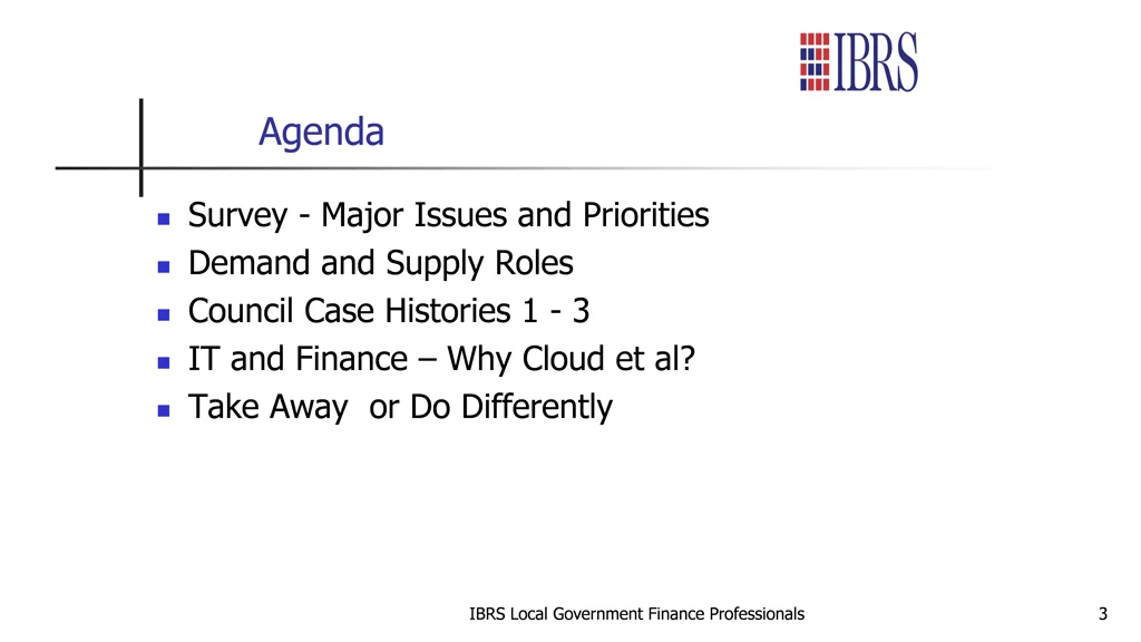 agenda