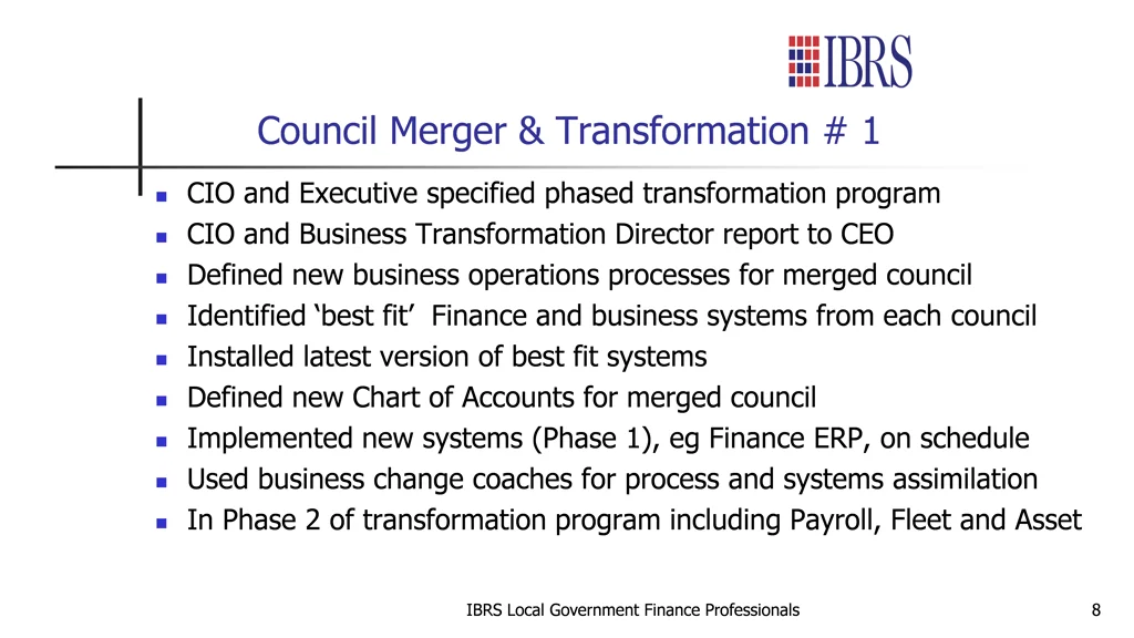 council merger transformation 1