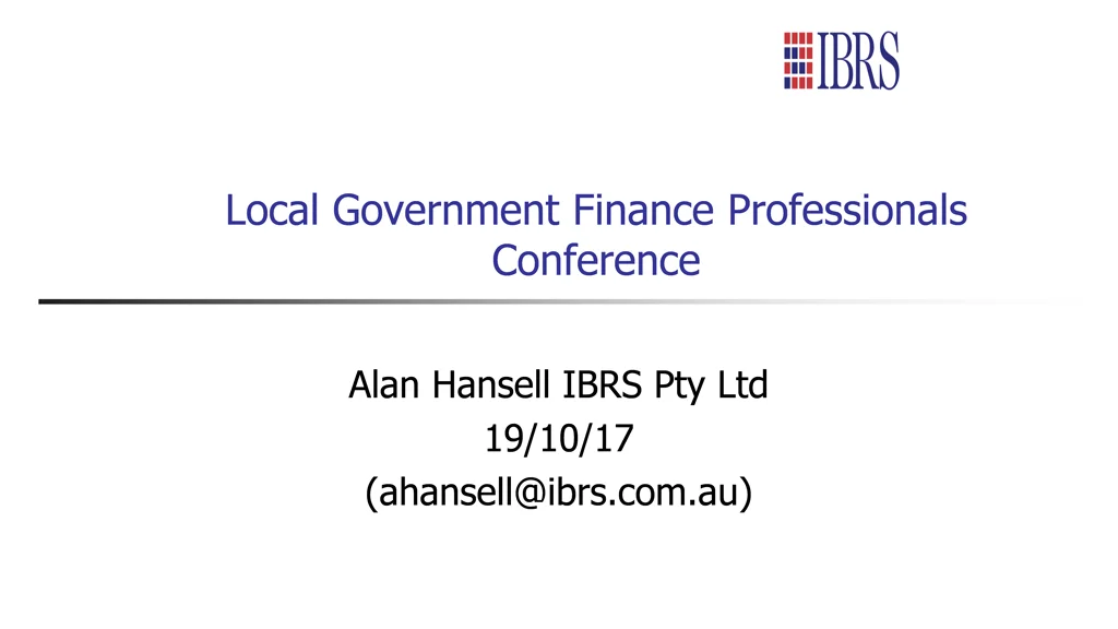 local government finance professionals conference