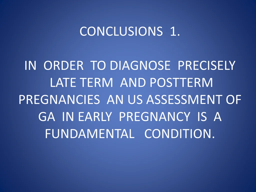 conclusions 1