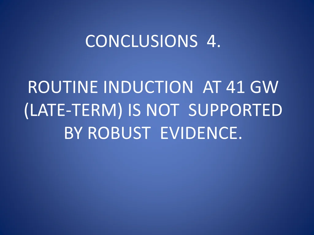conclusions 4