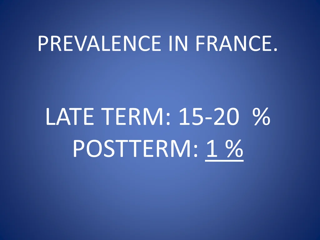 prevalence in france