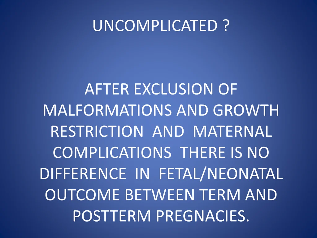 uncomplicated