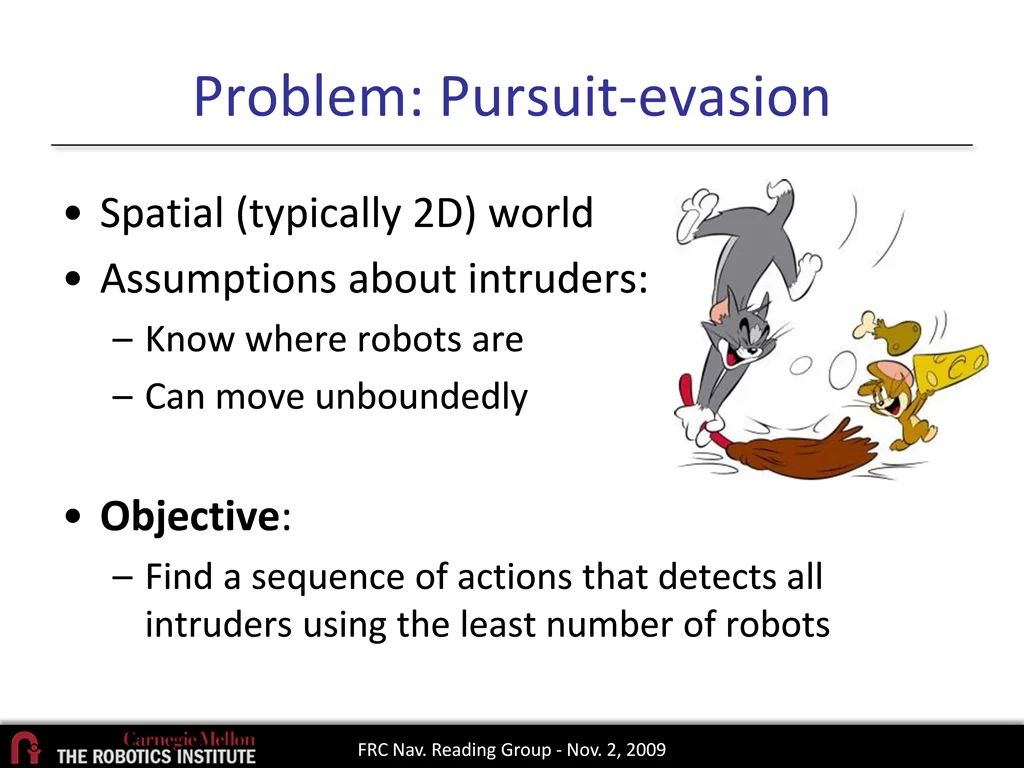 problem pursuit evasion