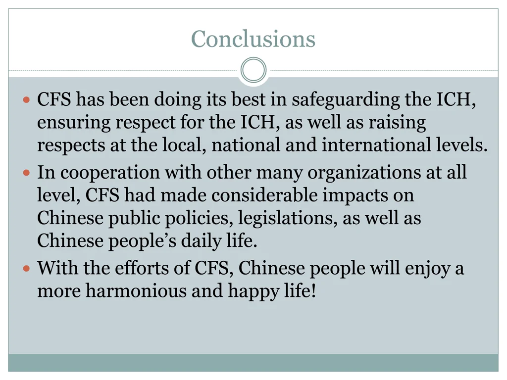 conclusions