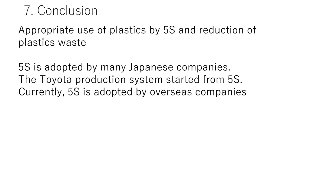 7 conclusion