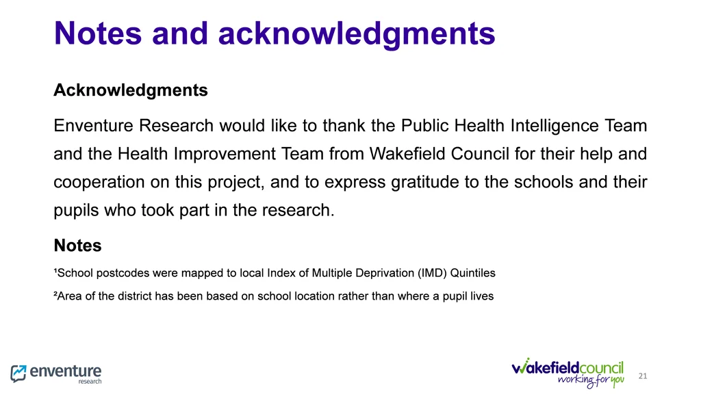 notes and acknowledgments