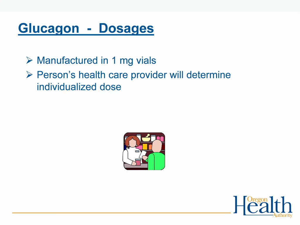 glucagon dosages