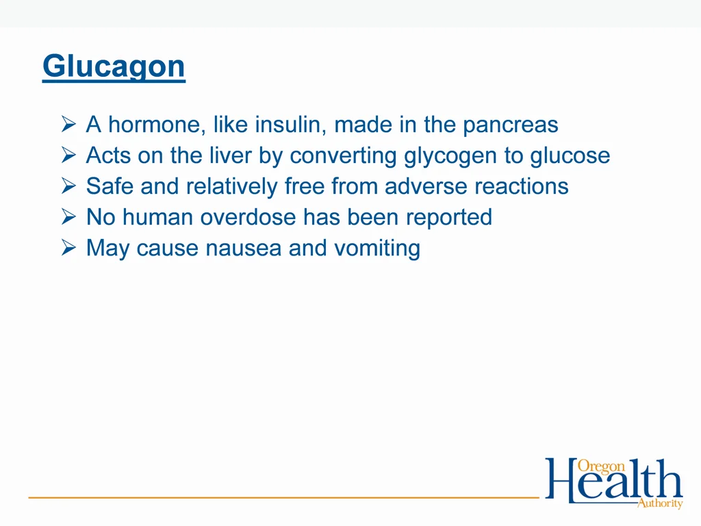 glucagon