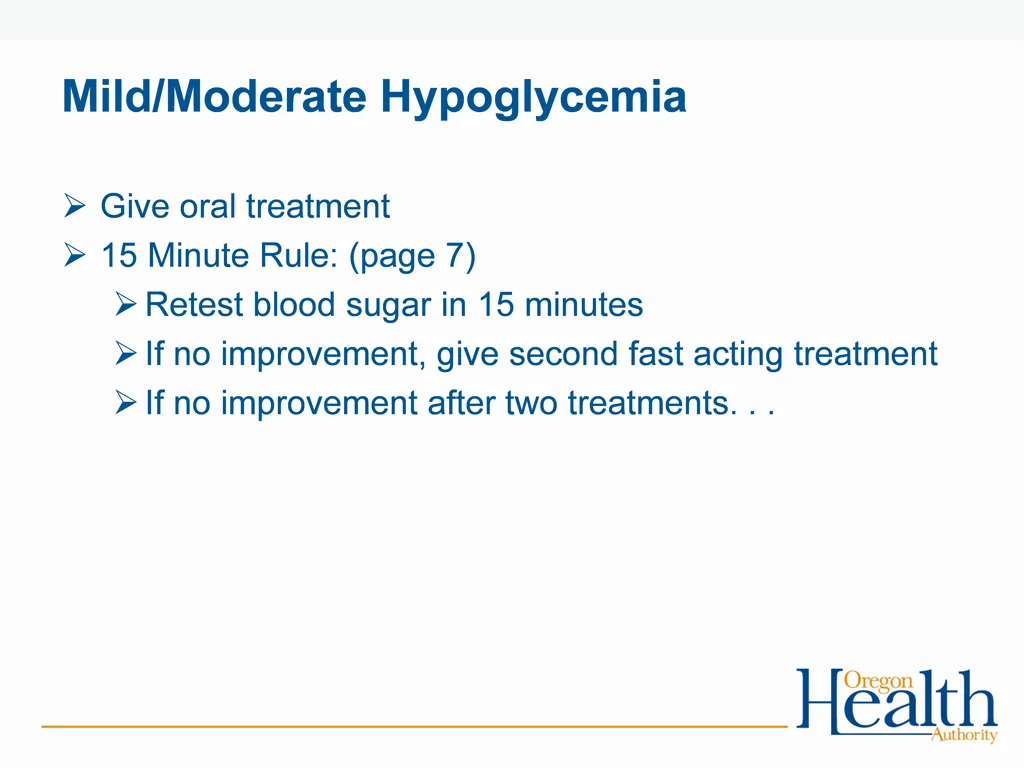 mild moderate hypoglycemia