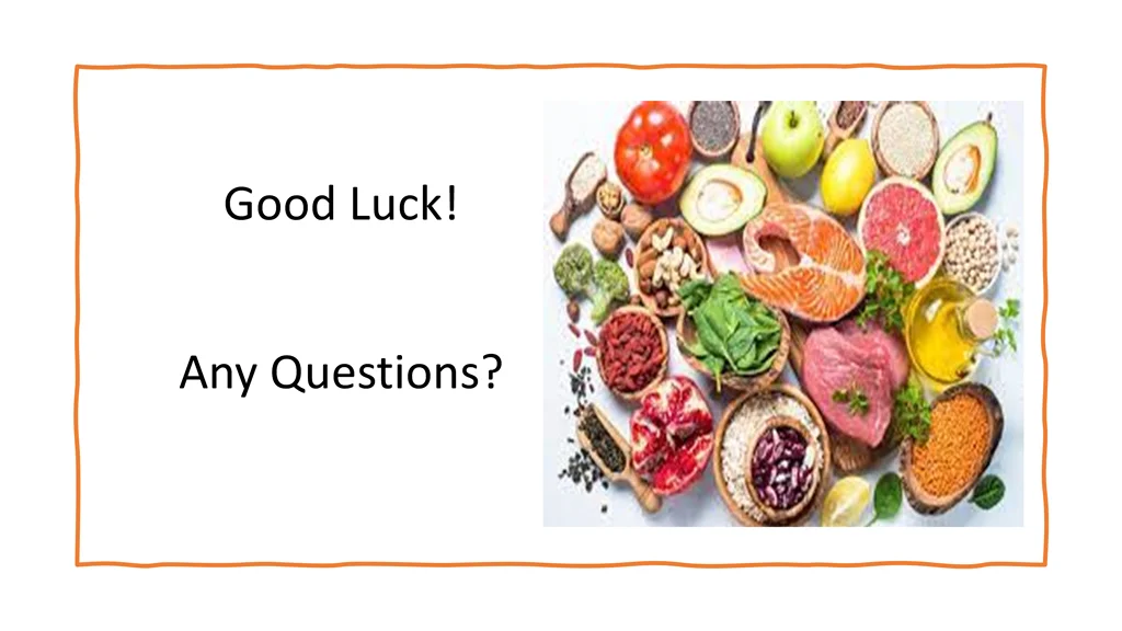good luck