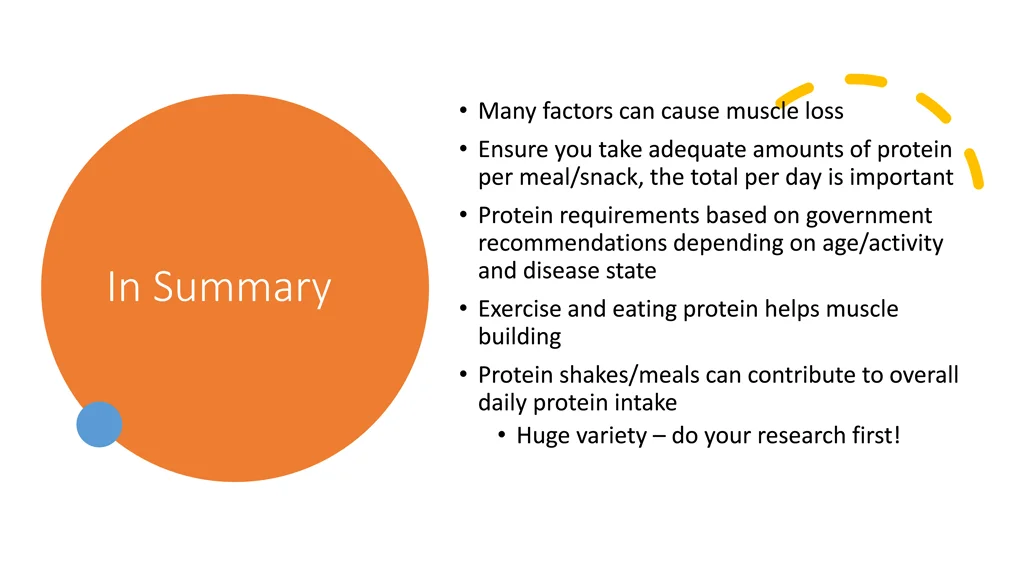 many factors can cause muscle loss ensure