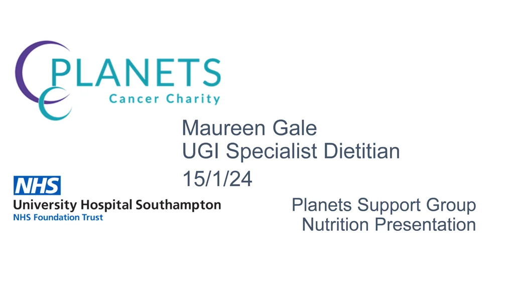 maureen gale ugi specialist dietitian 15 1 24