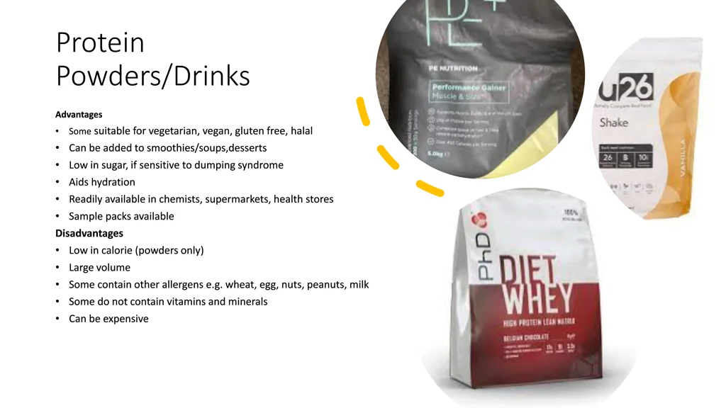 protein powders drinks
