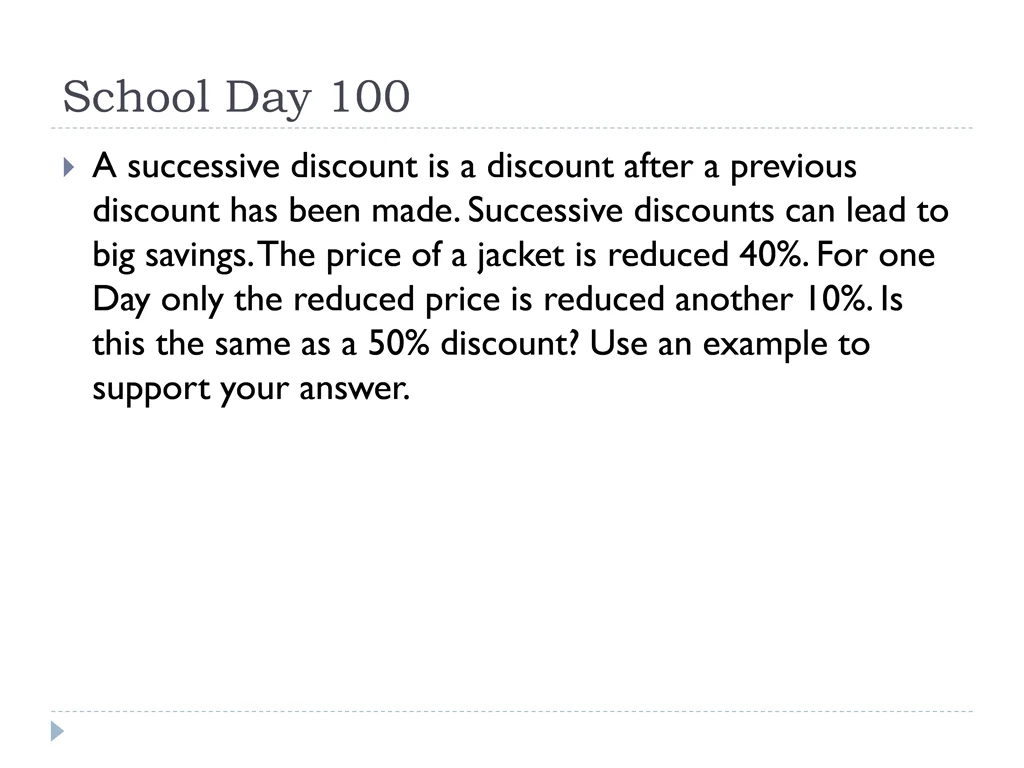 school day 100