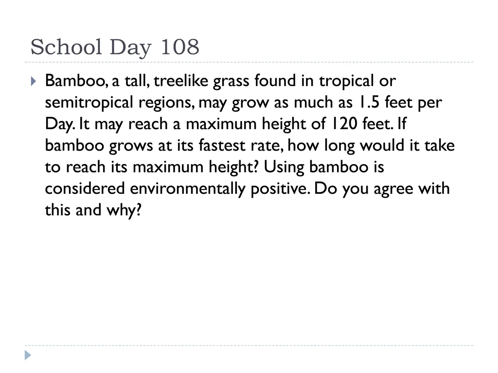 school day 108