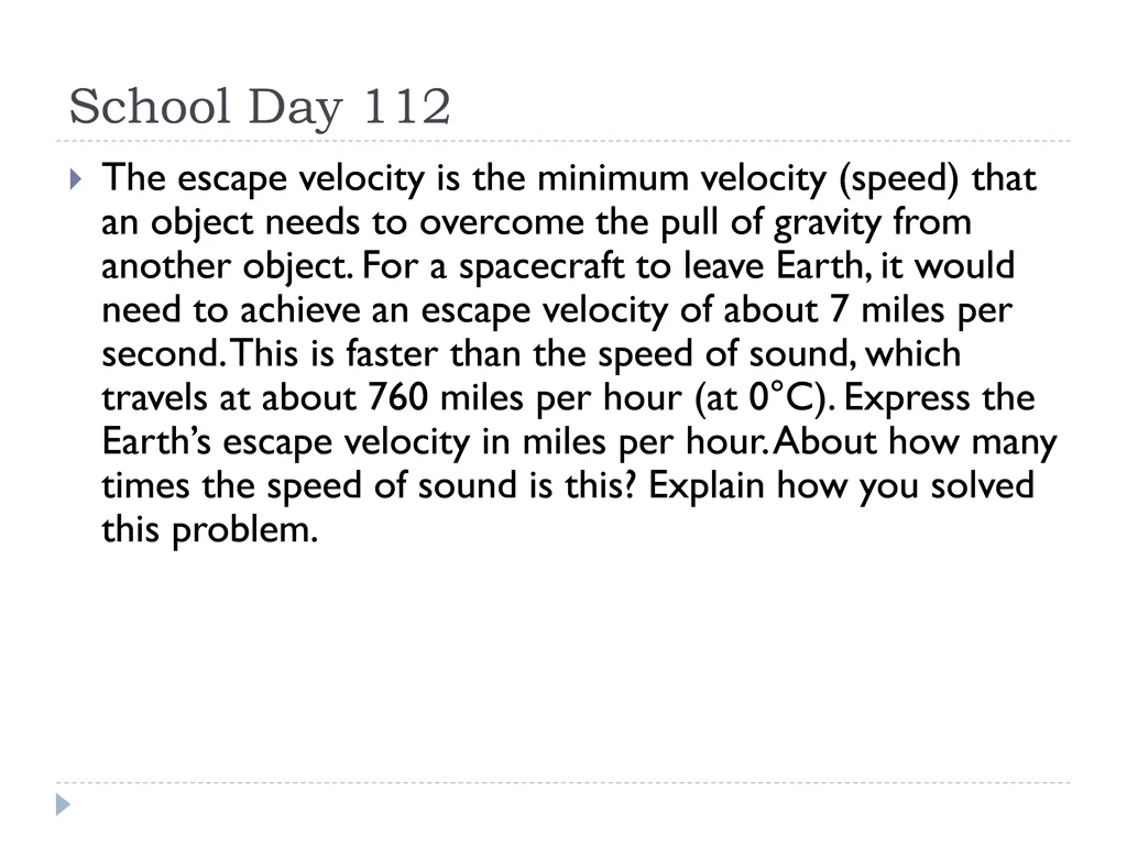 school day 112