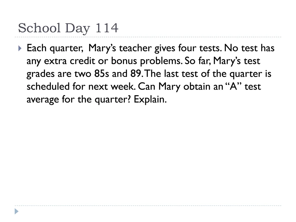 school day 114