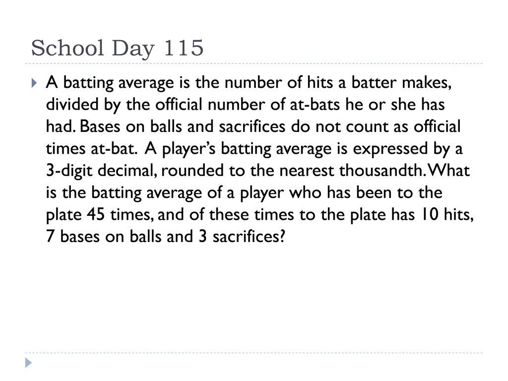 school day 115