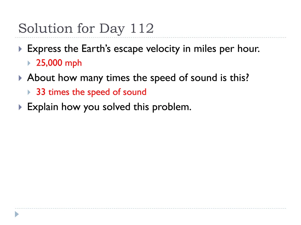 solution for day 112