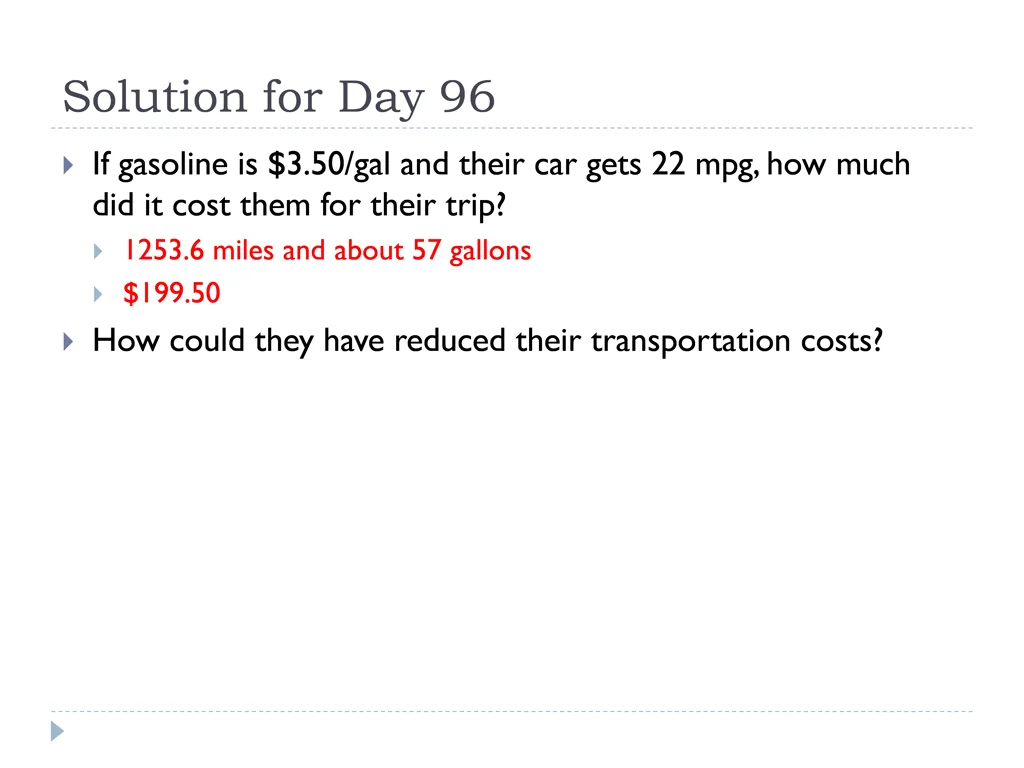 solution for day 96