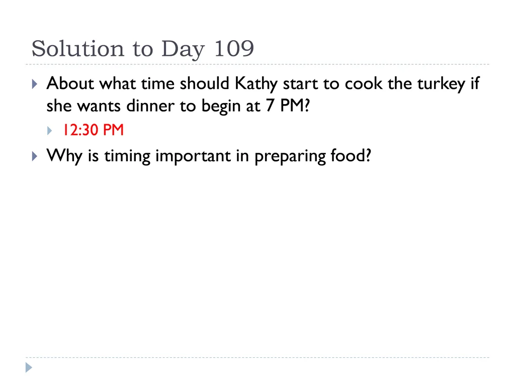 solution to day 109