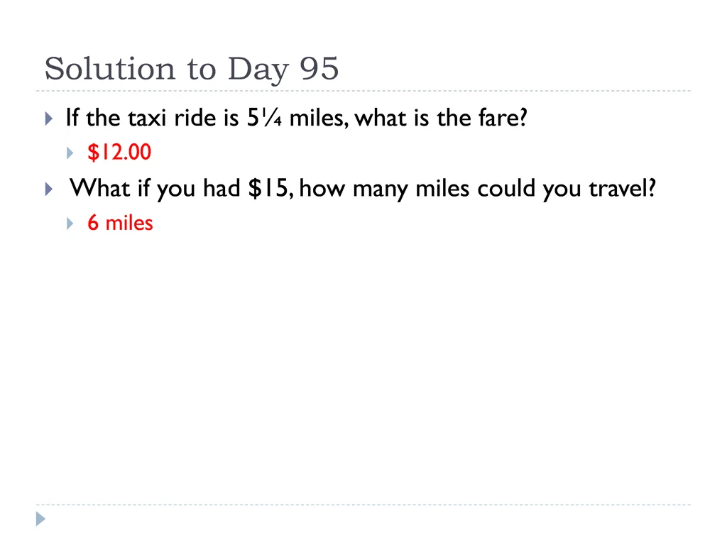 solution to day 95