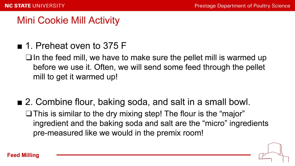 mini cookie mill activity 2