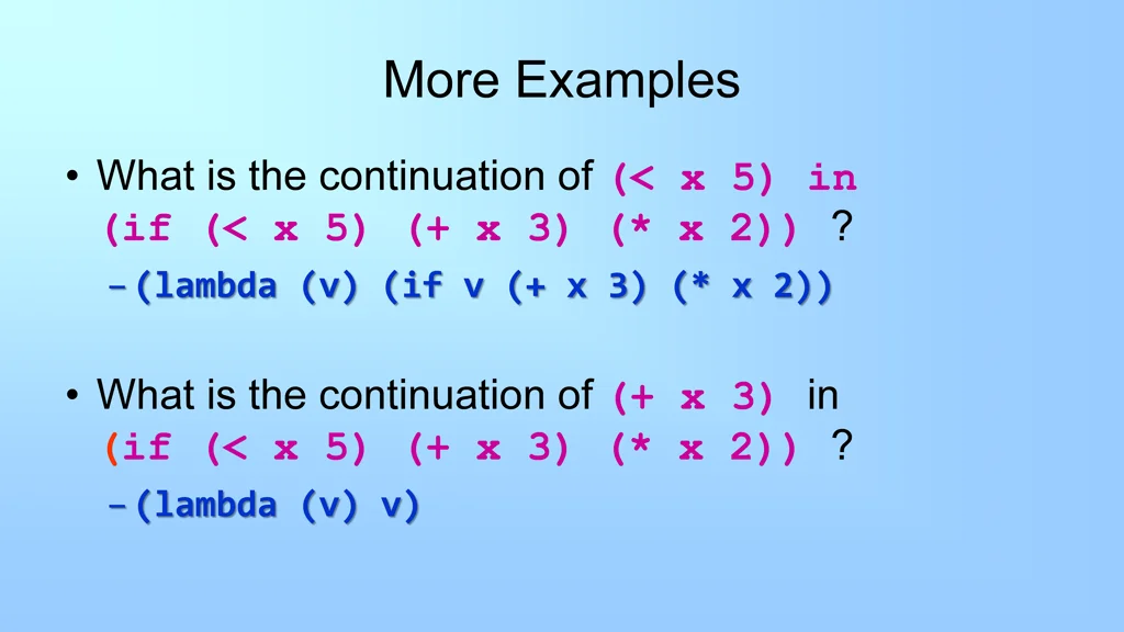 a more practical example define fact lambda