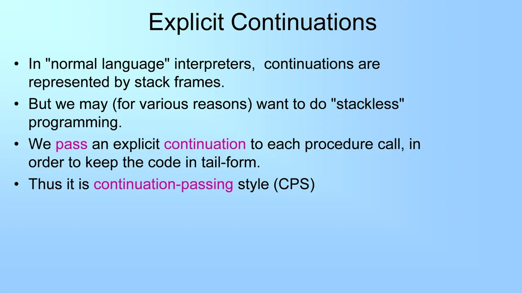 primitive vs substantial procedures